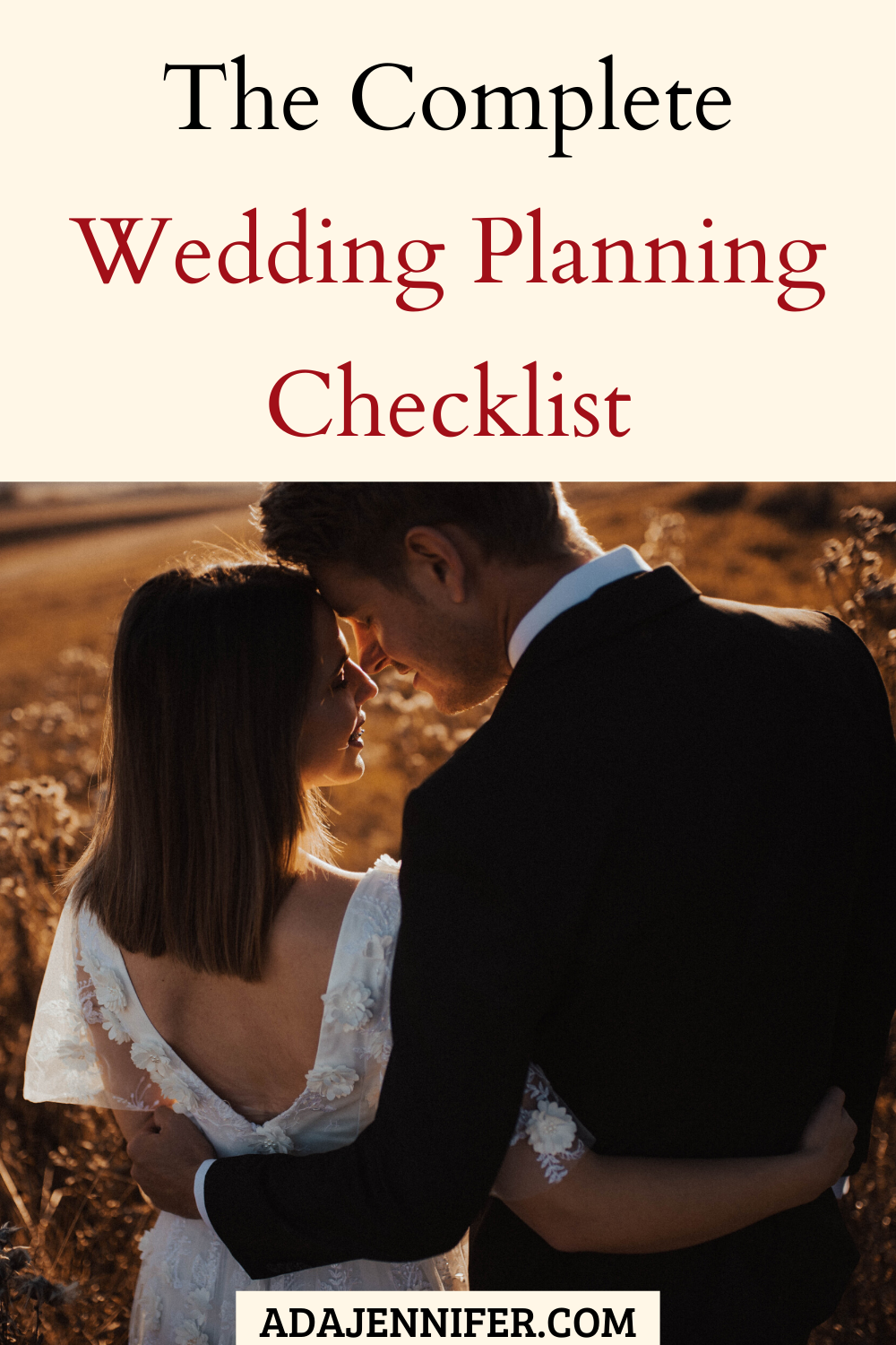 complete wedding checklist