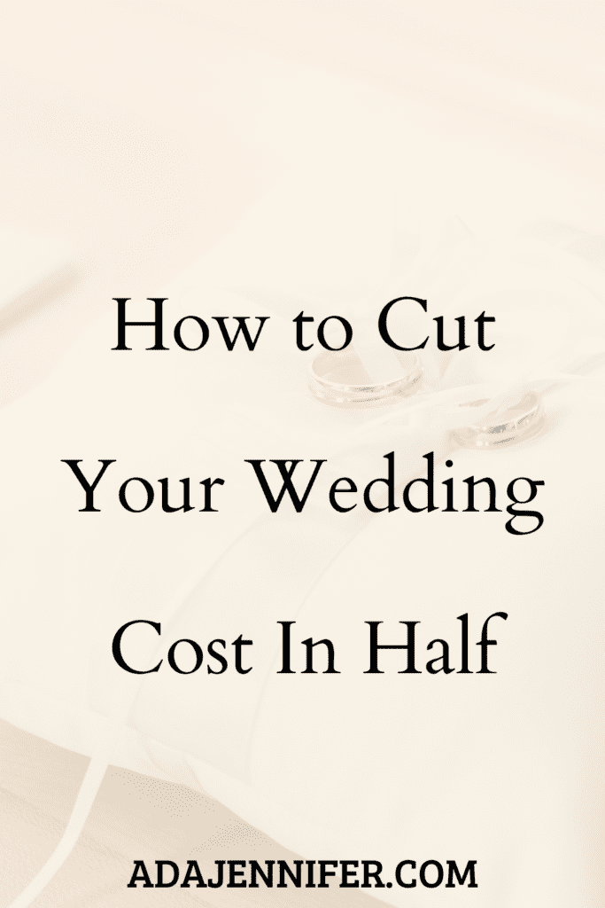 How to plan a wedding on a low budget
