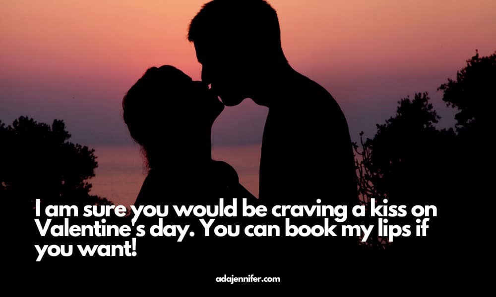 Good kissing pick up lines