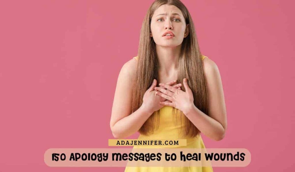 Apology messages