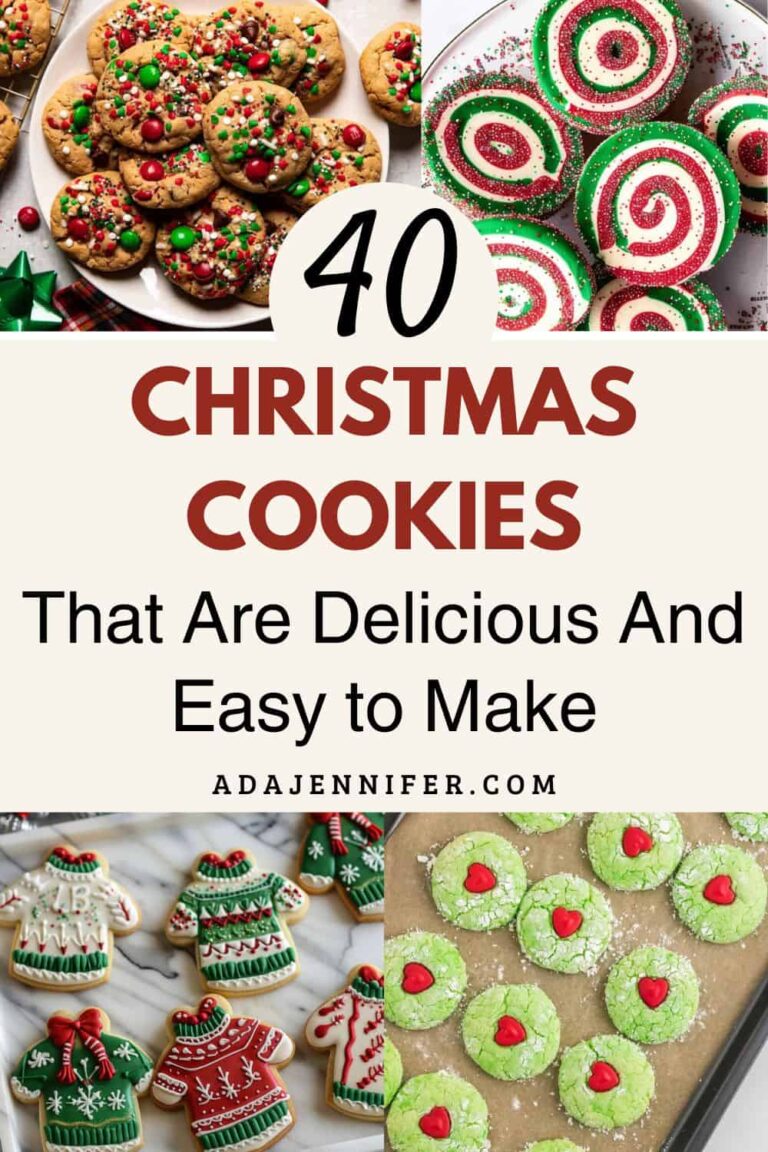 40 Christmas Cookies That Are Delicious And Easy To Make - Ada Jennifer