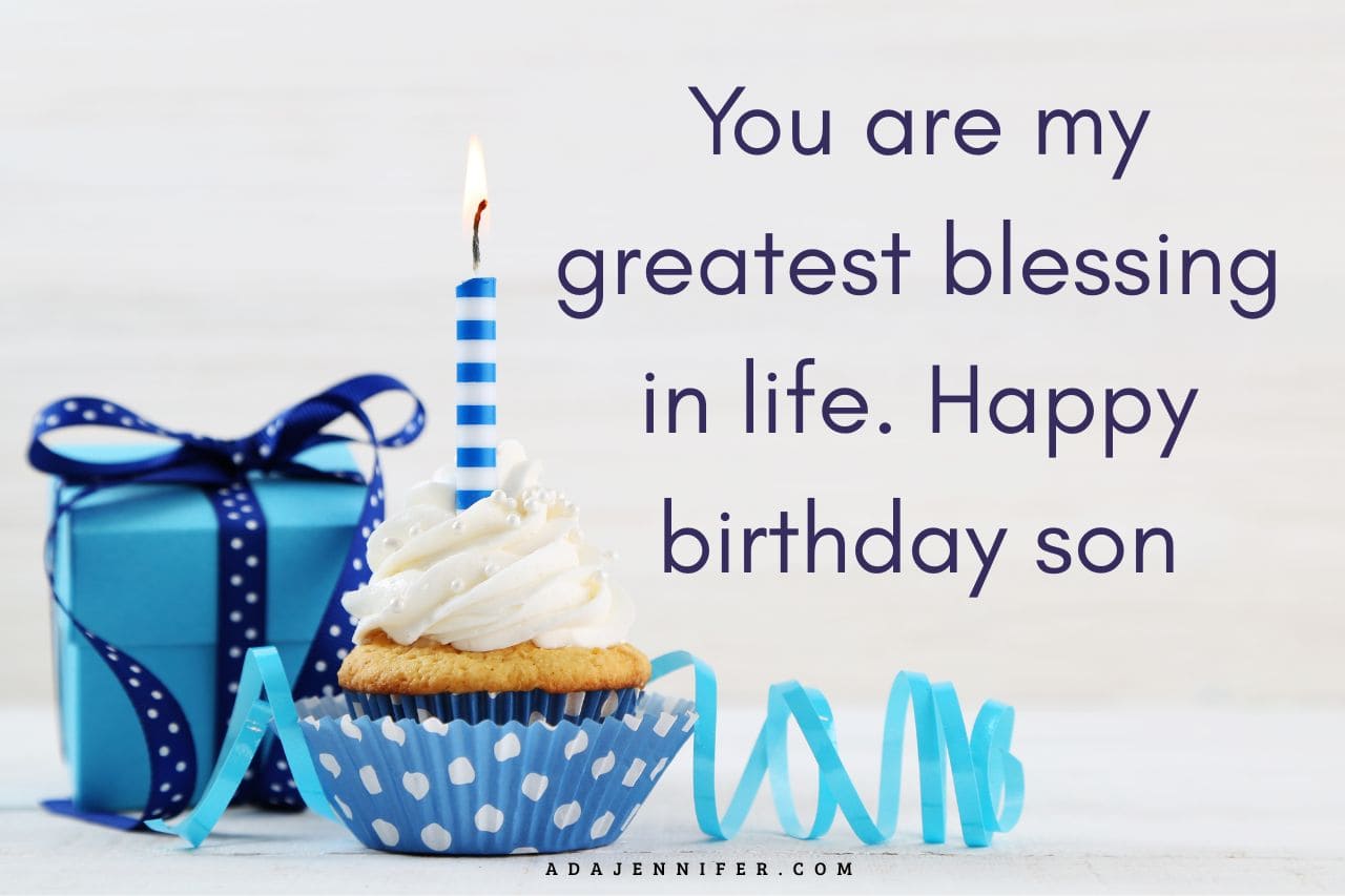 Blessing birthday wishes for son